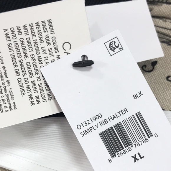 Volcom Simply Rib Halter Swim Top - Picture 6 of 10